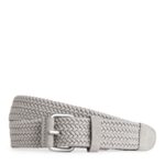 ARKET accessoires 0DXJP1333 wrat gevlochten, met leer afgewerkte riem Heren