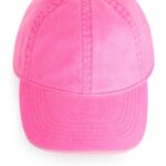 ARKET accessoires 0DXJP1629 Neon roze katoenen muts kinderen