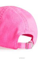 ARKET accessoires 0DXJP1629 Neon roze katoenen muts kinderen - Image 3