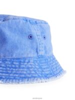 ARKET accessoires 0DXJP1635 blauw vissershoed met onafgewerkte rand kinderen - Image 3