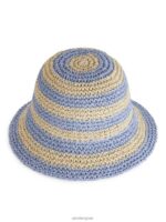 ARKET accessoires 0DXJP1637 beige/lichtblauw stro hoed kinderen - Image 2