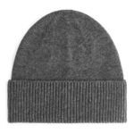 ARKET accessoires 0DXJP1648 donkergrijs gemêleerd Merino muts kinderen
