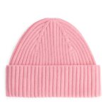 ARKET accessoires 0DXJP1657 lichtroze ribgebreide muts kinderen