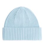 ARKET accessoires 0DXJP1658 lichtblauw ribgebreide muts kinderen