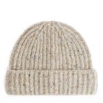 ARKET accessoires 0DXJP1661 beige gemêleerd neps wollen muts kinderen