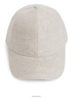 ARKET accessoires 0DXJP638 licht beige linnen kap vrouwen