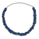 ARKET accessoires 0DXJP776 blauw edelsteen ketting vrouwen