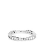 ARKET accessoires 0DXJP796 zilver strass ring vrouwen