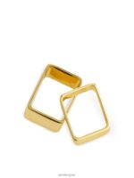 ARKET accessoires 0DXJP800 goud vergulde ringen set van 2 vrouwen - Image 2