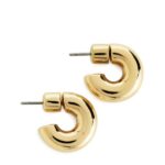 ARKET accessoires 0DXJP808 goud kleine vergulde oorringen vrouwen