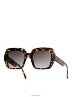 ARKET accessoires 0DXJP814 bruin/amber monokel brillen kaia zonnebril vrouwen - Image 2