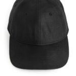 ARKET accessoires 0DXJP818 zwart linnen kap vrouwen