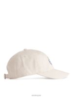 ARKET accessoires 0DXJP820 gebroken wit café kap Heren - Image 3