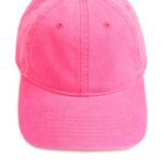 ARKET accessoires 0DXJP821 fel roze pet van gewassen katoenen keperstof vrouwen