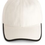 ARKET accessoires 0DXJP822 gebroken wit/zwart pet van katoenen twill vrouwen