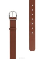 ARKET accessoires 0DXJP828 bruin leren riem vrouwen - Image 2