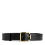 ARKET accessoires 0DXJP829 zwart leren riem vrouwen