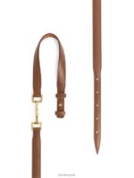 ARKET accessoires 0DXJP830 beige Leren riem met paardengesp vrouwen - Image 2
