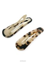 ARKET accessoires 0DXJP854 schildpad haarclips set van 2 vrouwen - Image 2