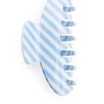 ARKET accessoires 0DXJP855 wit Blauw gestreepte haarklauw vrouwen
