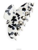 ARKET accessoires 0DXJP863 gebroken wit/zwart grote haarklauw vrouwen - Image 2
