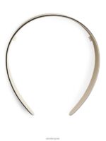 ARKET accessoires 0DXJP868 gebroken wit/zwart contrastkleurige hoofdband vrouwen - Image 2