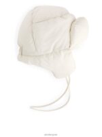 ARKET accessoires 0DXJP885 gebroken wit gewatteerde pelsmuts vrouwen - Image 2