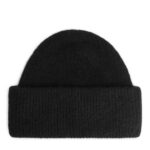 ARKET accessoires 0DXJP911 zwart Alpaca merino muts vrouwen