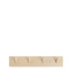 ARKET huishoudartikelen 0DXJP1349 beige iris hantverk rek, 4 haken unisex