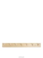 ARKET huishoudartikelen 0DXJP1350 beige iris hantverk rek, 7 haken unisex