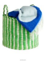 ARKET huishoudartikelen 0DXJP1353 groen/gebroken wit opbergmand 41 cm unisex - Image 2