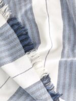 ARKET huishoudartikelen 0DXJP1357 wit Blauw katoenen stranddeken unisex - Image 2