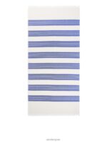 ARKET huishoudartikelen 0DXJP631 blauw Wit katoenen stranddeken unisex