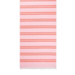 ARKET huishoudartikelen 0DXJP633 roze/geel katoenen stranddeken unisex