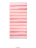 ARKET huishoudartikelen 0DXJP633 roze/geel katoenen stranddeken unisex