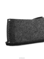 ARKET huishoudartikelen 0DXJP721 donkergrijs gemêleerd Pia wallen wollen pantoffels unisex - Image 5