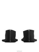 ARKET huishoudartikelen 0DXJP722 zwart Pia wallen wollen pantoffels unisex - Image 4