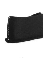 ARKET huishoudartikelen 0DXJP722 zwart Pia wallen wollen pantoffels unisex - Image 5