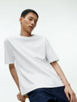 ARKET kleding 0DXJP1008 wit interlock t-shirt vrouwen - Image 3