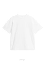 ARKET kleding 0DXJP1008 wit interlock t-shirt vrouwen - Image 5
