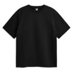 ARKET kleding 0DXJP1010 zwart interlock t-shirt vrouwen