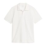 ARKET kleding 0DXJP1013 wit piqué poloshirt Heren