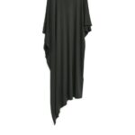 ARKET kleding 0DXJP101 donker grijs asymmetrische jurk vrouwen