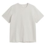 ARKET kleding 0DXJP1023 lichtgrijs zwaargewicht t-shirt vrouwen