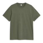 ARKET kleding 0DXJP1036 groente middelzwaar t-shirt vrouwen