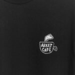 ARKET kleding 0DXJP1037 zwart café t-shirt vrouwen
