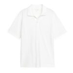ARKET kleding 0DXJP1044 wit piqué poloshirt Heren