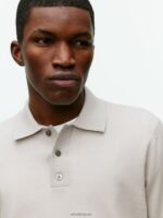 ARKET kleding 0DXJP1048 lichte mol Merino polotrui Heren - Image 4