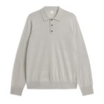 ARKET kleding 0DXJP1050 beige Merino polotrui Heren