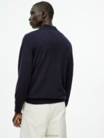 ARKET kleding 0DXJP1051 donkerblauw Merino polotrui Heren - Image 3